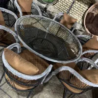 ست ۶ نفره  نارسیس کافه رستورانی باغی ویلایی