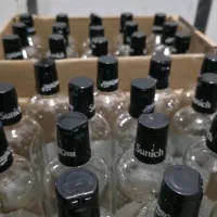 شیشه خالی بطری شیشه ای ظرف شیشه ای