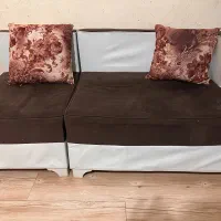 مبل ال شکل چوبی ۵ نفره