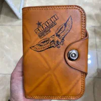 کیف پول مردونه طرح چرم