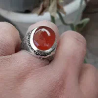 انگشتر عقیق سرخ یمنی|جواهرات|قم, باجک دو|دیوار