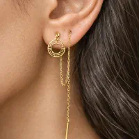 گوشواره بخیه وکرلی ۱۴ میلیون