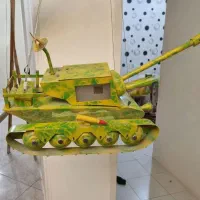 لوستر اتاق کودک و نوجوان طرح تانک