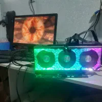 Palit 3090 gamerock پیچ پلمپ با جعبه و تمیز|قطعات و لوازم جانبی رایانه|کازرون, |دیوار