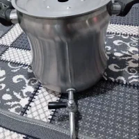 کتری شیر دار استیل سالم