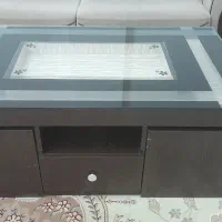 فروش فوری میز جلومبلی و ۴ میز‌عسلی