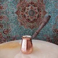 قهوه جوش مسی/ظروف مسی/شیر جوش/تولیدی کویر مس|قوری، کتری، قهوهساز دستی|یزد, |دیوار