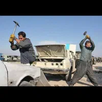 خودرو تصادفی اسقاطی فرسوده سوخته ۷۵ میلیون