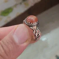 انگشتر نقره عقیق|جواهرات|اردکان, |دیوار