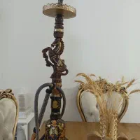 قلیون تنه چوبی طرح اسب