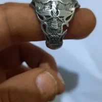 انگشتر نقره دست ساز عیار بالا با مهر سازنده