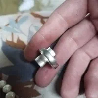 انگشتر نقره کار دست