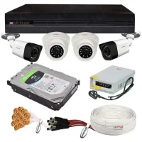 پک کامل دوربین مداربسته با نصب رایگان