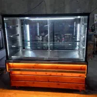 یخچال ایستاده مکعبی ویترینی فریزر