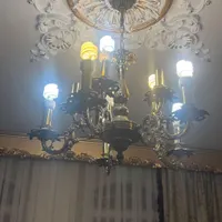 سه عدد لوستر برنز با دیوارکوب|لوستر و چراغ آویز|تهران, صادقیه|دیوار
