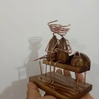 مجسمه چوبی یار|صنایع دستی و سایر لوازم تزئینی|گنبد کاووس, |دیوار