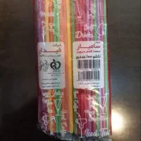 نی تاشو و نی معمولی یک بار مصرف