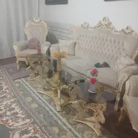 مبل سلطنتی ۹ نفره  با چوب راش اصل