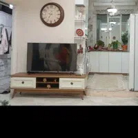 مبل استیل سلطنتی ۷ نفره ،میز تلویزیون ، ساعت|مبلمان خانگی و میز عسلی|پاکدشت, پاکدشت (مامازند)|دیوار