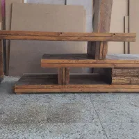 میز زیر تلوزیونی تمام چوب