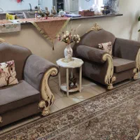مبلمان کاملا در حد نو+میز وسط و عسلی+میز غذاخوری|مبلمان خانگی و میز عسلی|فردیس, شهرک گلها|دیوار