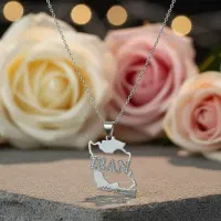 گردنبند نقره ای ایران