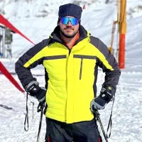 کاپشن اسکی خارجی سه لایه سایز 50