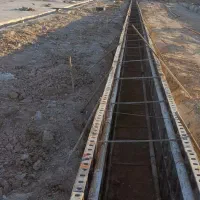 اجرای ستون سقف فنداسیون