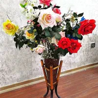 گل مصنوعی وارداتی با گلدون،بخون