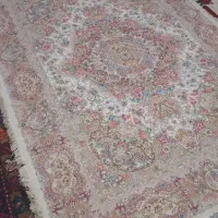 فرش 50 رج خطیبی متن ابریشم حاشیه ابریشم 1.5×2