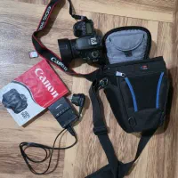دوربین 90D کنون لنز حرفه ای 50 f1.8 با 4000 شات