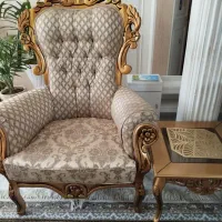 مبلمان سلطنتی با سه عدد میز عسلی|مبلمان خانگی و میز عسلی|مشهد, تربیت (صدف)|دیوار