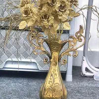 گل وگلدان برنز وگل وگلدان مصنوعی