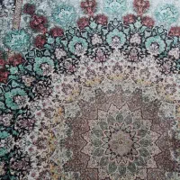 فرش ۹ متری تراکم بالا/ ضخیم/ فیروزه ایی