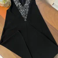 پیراهن مشکی کرپ