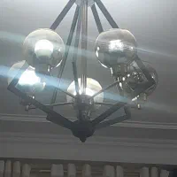 لوستر ۵ شعله فلزی