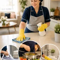 استخدام خانم نظافتچی و آشپز حرفه‌ای