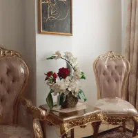 گل و گلدان ۴ عدد