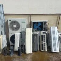 لوازم استوک انواع کولر گازی|کولر گازی و فنکوئل|هشتگرد, هشتگرد قدیم|دیوار