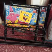 تخت فلزی کودک با تشک درجه یک|تخت و صندلی بچه|ایلام, |دیوار