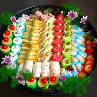 فینگرفود فینگر فود دسر غذا  مزه  میوه آرایی