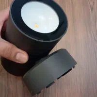 ۲ عدد چراغ 14 وات دوطرفه حیاطی دیواری بدنه فلزی