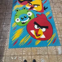 گلیم فرش ماشینی ۲در۳|گلیم، جاجیم، گبه|کرمان, |دیوار