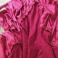 روتختی دونفره منجوق ساتن پفکی نو