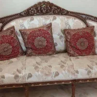 مبلمان و میز ناهار خوری 8 نفره باچوب گردو|مبلمان خانگی و میز عسلی|تهران, نارمک جنوبی|دیوار