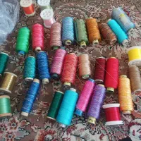 قرقره ابریشم رنگ های زیبا