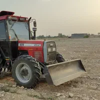 صاف کردن زمین با تراکتور سرخون