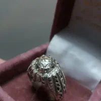 انگشتر مزونایت با مخراج ۱۶ عدد برلیان اصل|بدلیجات|مشهد, شهید رضوی|دیوار