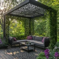 برش cnc فلزات برای پله،الاچیق،نرده همراه با اجرا