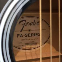 گیتار آکوستیک فندر Fender Fa-125 مشکی(لوازم جانبی)|گیتار، بیس، امپلیفایر|تهران, ولنجک|دیوار